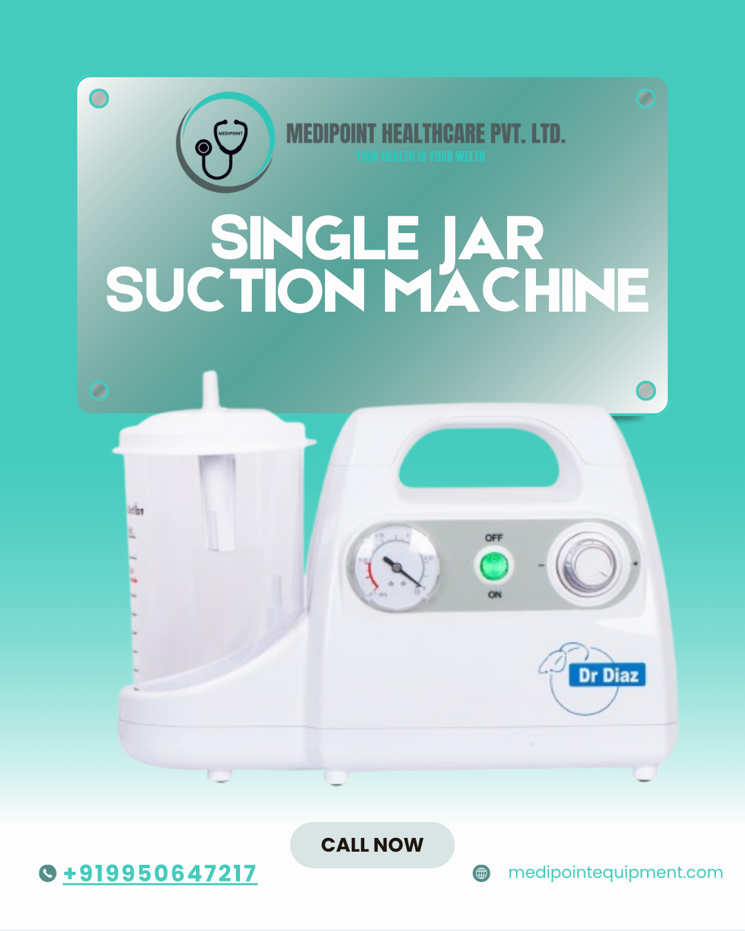Single Jar Suction Machine on Rent in Jaipur 
